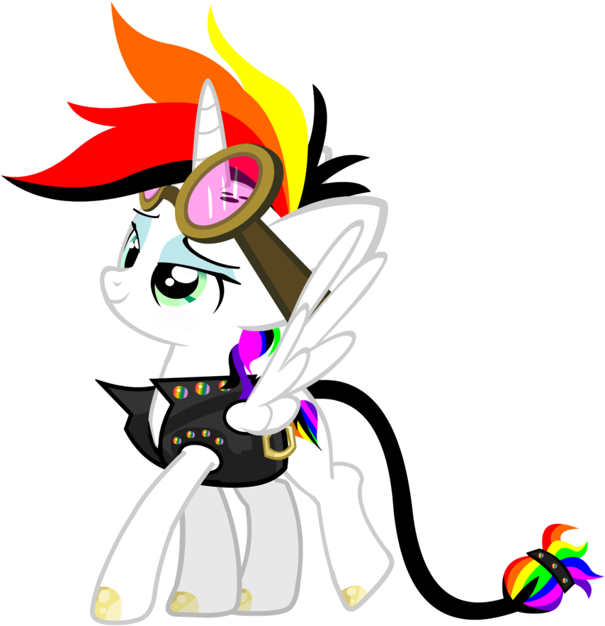 Lightning Bliss Rocking Rarity New Hairstyle By Lightning-bliss - Mlp Rarity's New Hairstyle (894x894)