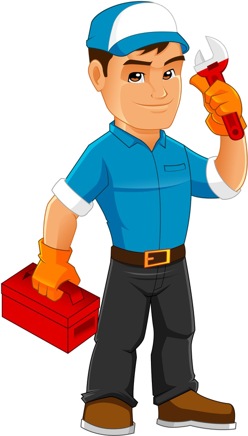 With Budget-friendly Rates For Repair Services, You - Cartoon Maintenance Worker Png (650x935)