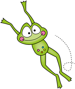 Jumping Frog Clipart Frog Jumping Cliparts Free Download - Mathematics (339x381)