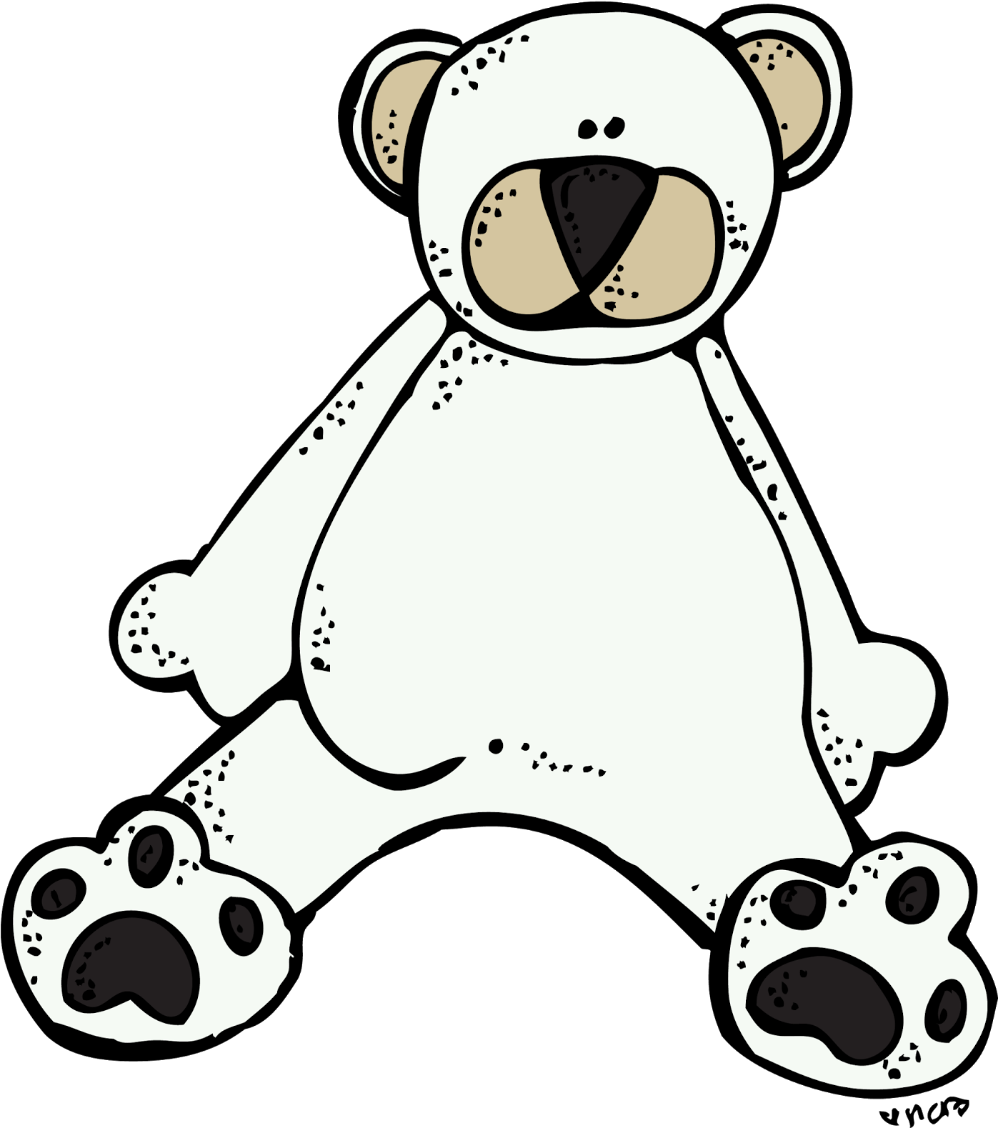 Melonheadz Winter Clipart Clipartxtras - Melonheadz Bear Clipart (1409x1600)