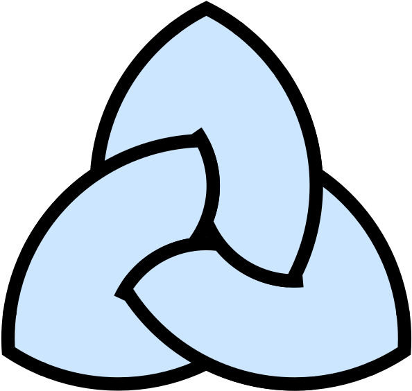 Triquetra Tightly Knotted - Triquetra (628x597)