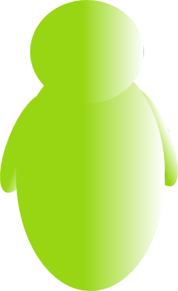 Green Person Avatar Clip Art At Clker - Green Person Avatar Clip Art At Clker (366x599)