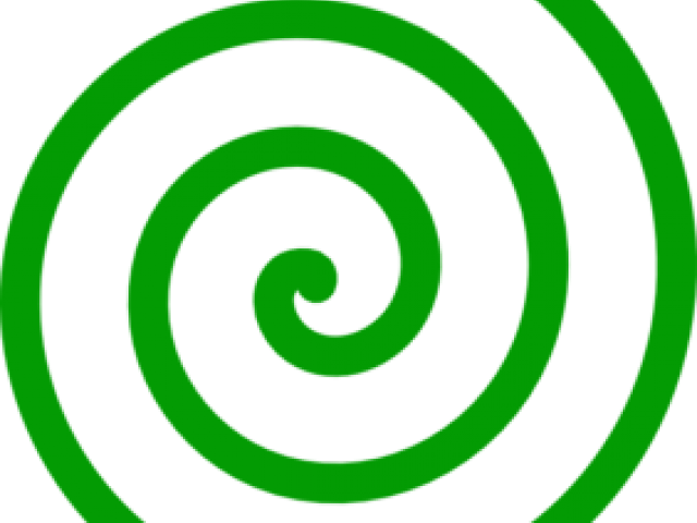 Spiral Clipart Green Spiral - Circle (640x480)