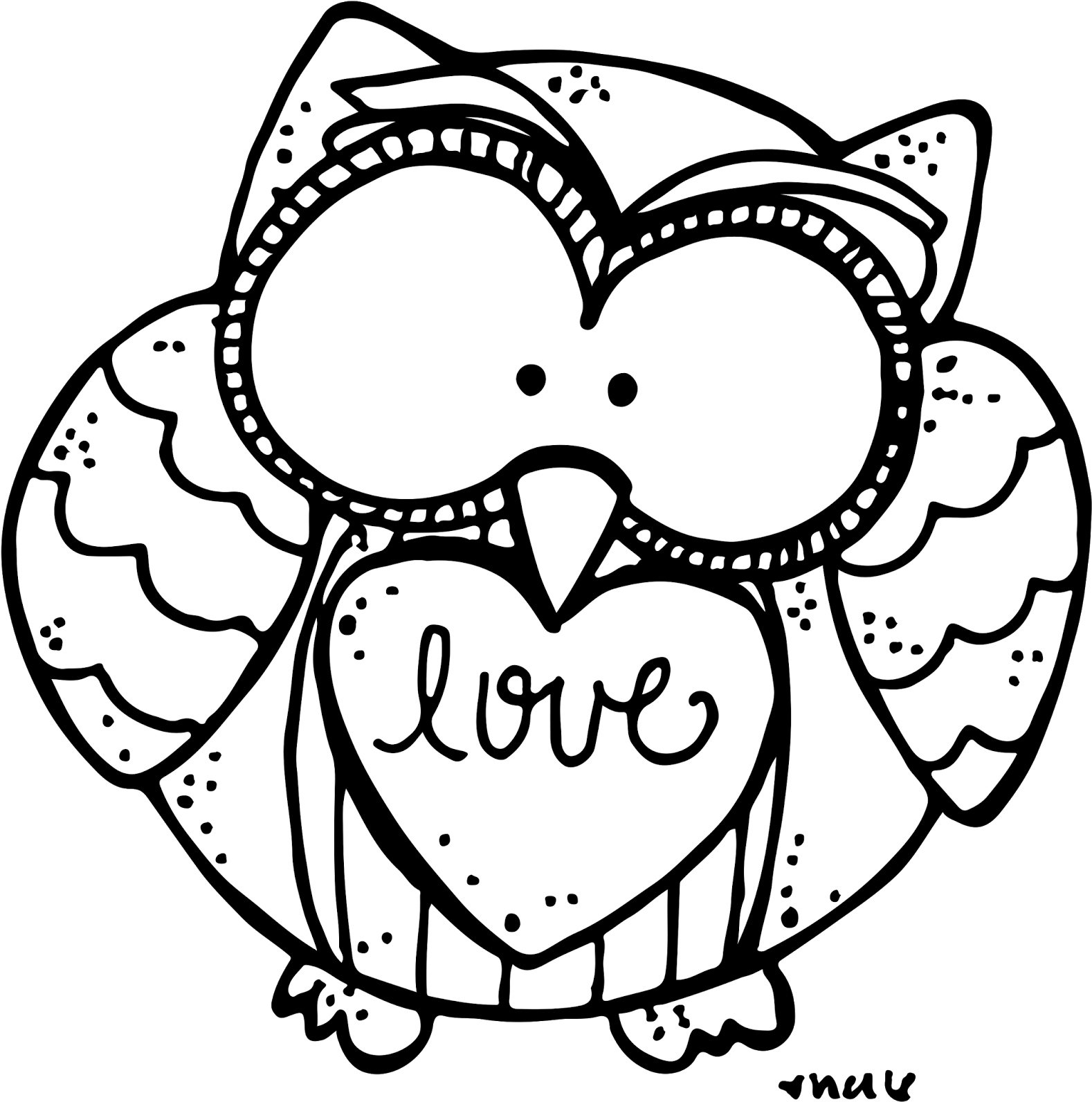 Now, For Even More Goodies - Owl Clipart Black And White Melonheadz (1578x1600)