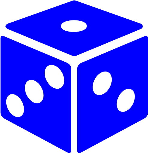 Free Blue Dice Icon Download - Dice Icon Png (512x512)