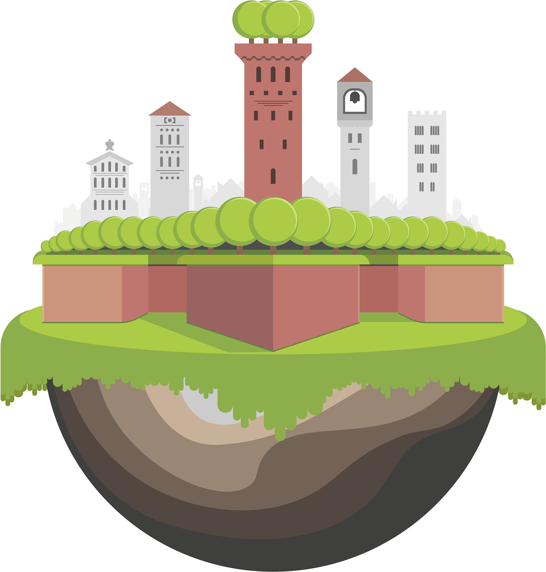 Batman And Tower Guinigi For Lucca Comics & Games - Castle (3840x2160)