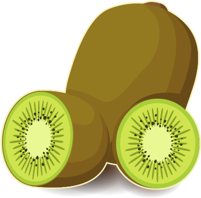 Kiwi Fruit Vector Pack Free Png Graphic Cave - Kiwi Fruit Vector Png (1200x628)