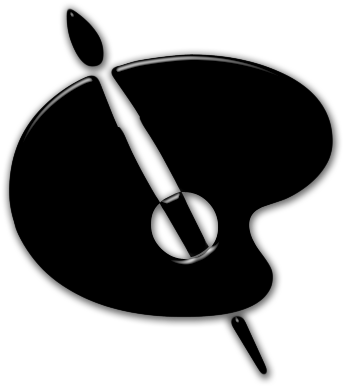 047394 Rounded Glossy Black Icon Sports Hobbies Art - Vector (420x420)