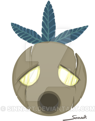 Deku Mask By Sinnart - Emblem (400x514)
