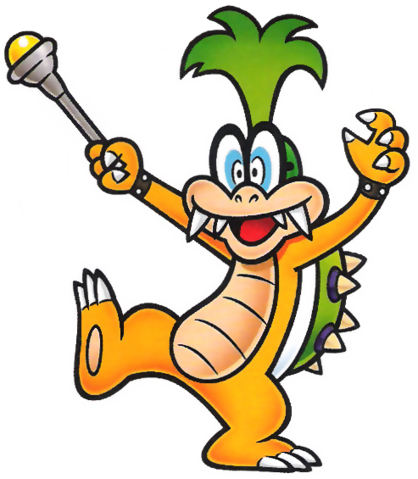 His Favorite Hobbies Are Taming Chain Chomps And Telling - Iggy Koopa Gifs (418x479)