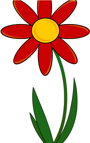 Flowers Borders Clipart Red - Flower Clipart (640x480)