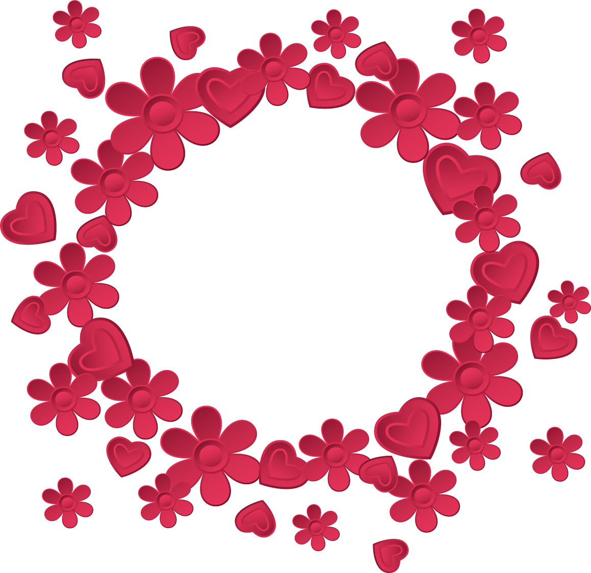 Png Клипарт "valentine's Day" - Circle (1159x1124)