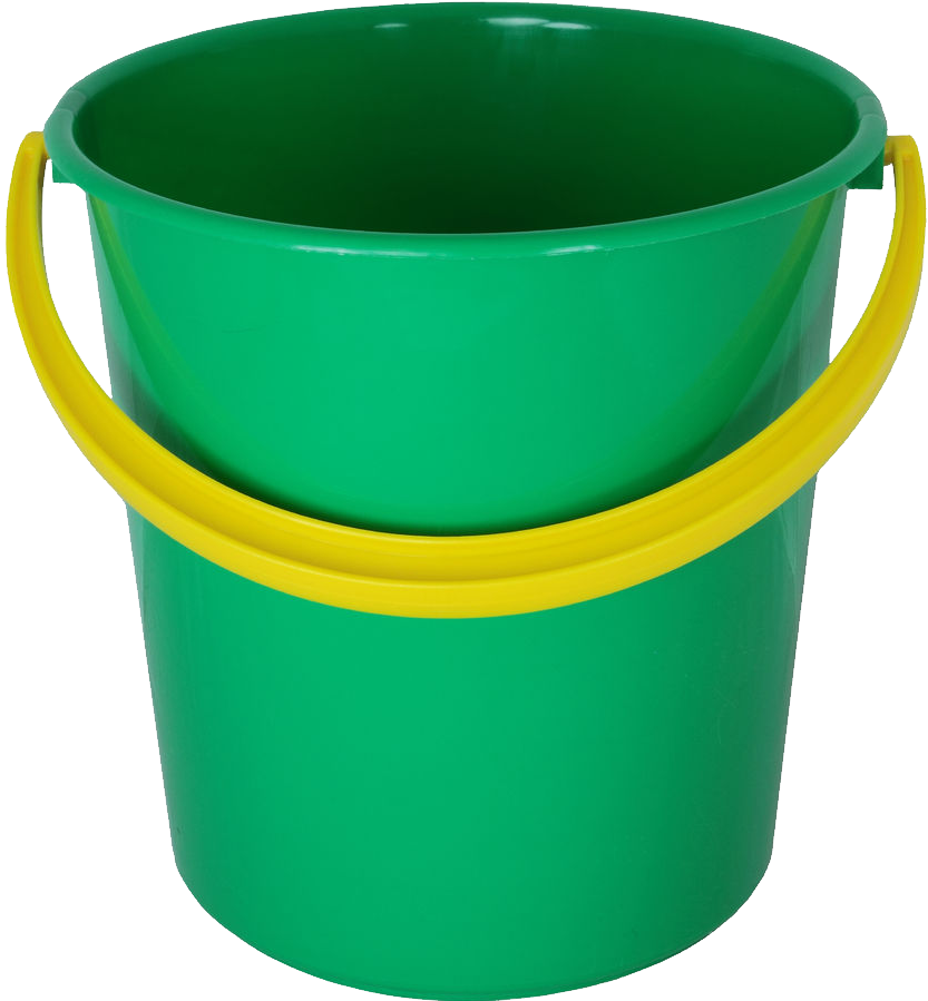 Plastic Green Bucket Png Image - Plastic Bucket (930x910)
