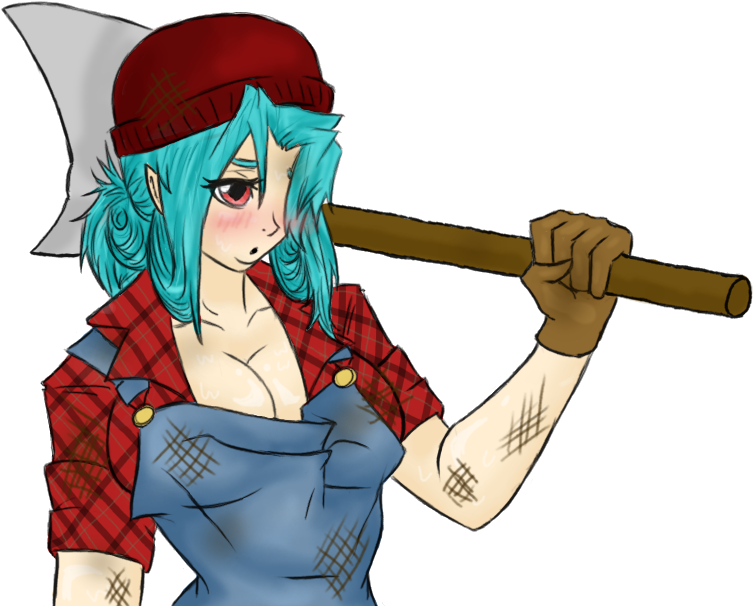 Cupidlee Lumberjack By Nitrabult On Clipart Library - Luberjack Clipart (851x646)