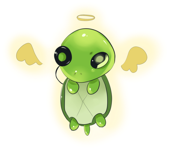 Holy Turtle Wearing A Monocle By Intothefrisson - Cartoon (900x705)