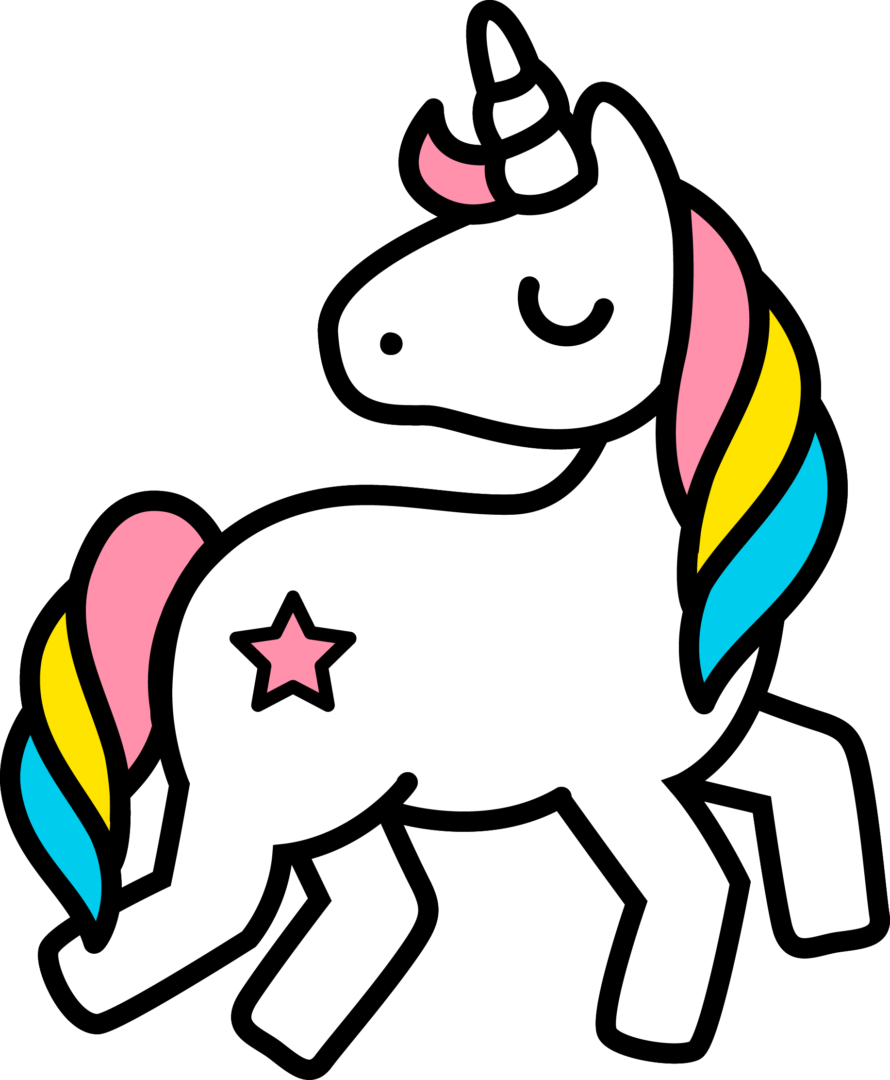 Gallery Of Geburtstagsw Nsche Bilder Einhorn Fantastisch - Pulama Pencil Case Funny Pencil Pouch Cute Pencil Box (1834x2224)
