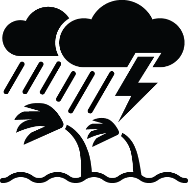 Tornado Clipart Extreme Weather - Extreme Weather Clipart Black And White (384x375)
