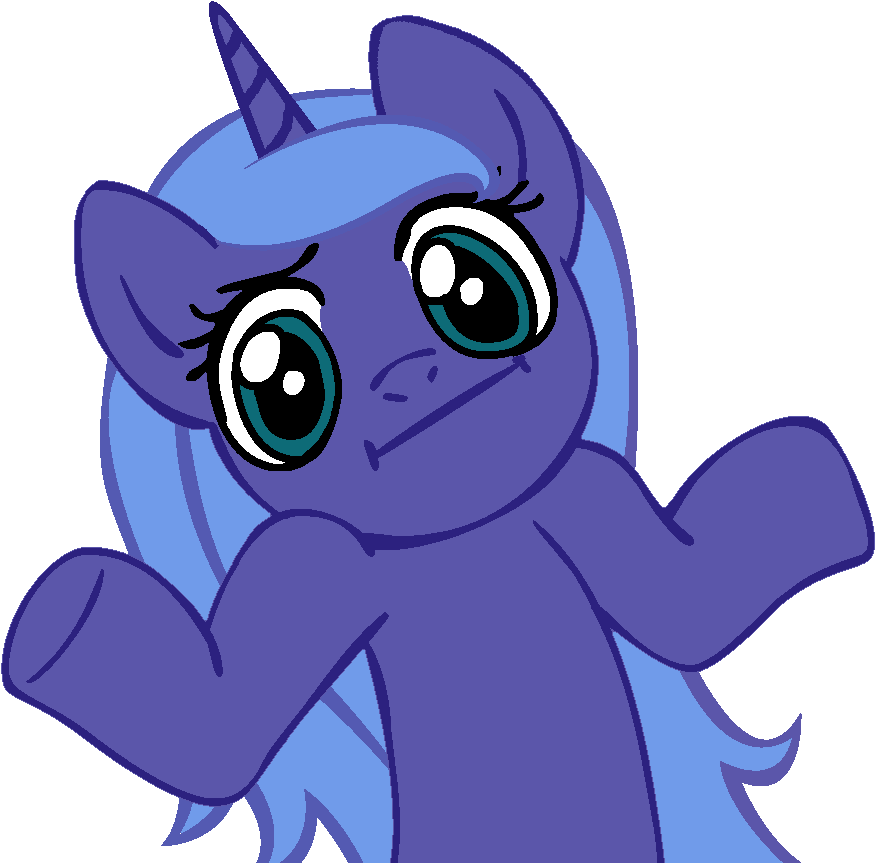 Pinkie Pie Princess Luna Rainbow Dash Rarity Twilight - My Little Pony I Dunno (945x945)