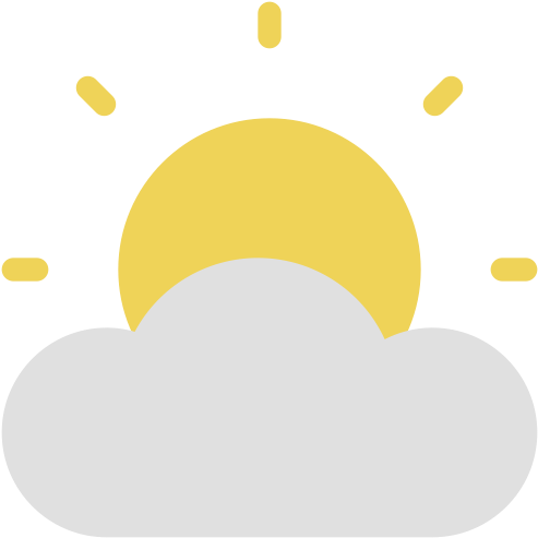 Weather Color Sun Cloud, Weather, Wind Icon - Weather (512x512)