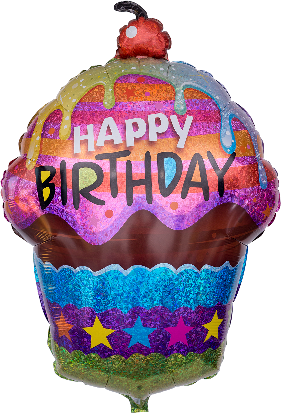 Gallery Of Geburtstagsw Nsche 65 Papa 23 Superb Bild - 35" Birthday Dazzling Cupcake Holographic Shape (1200x1767)