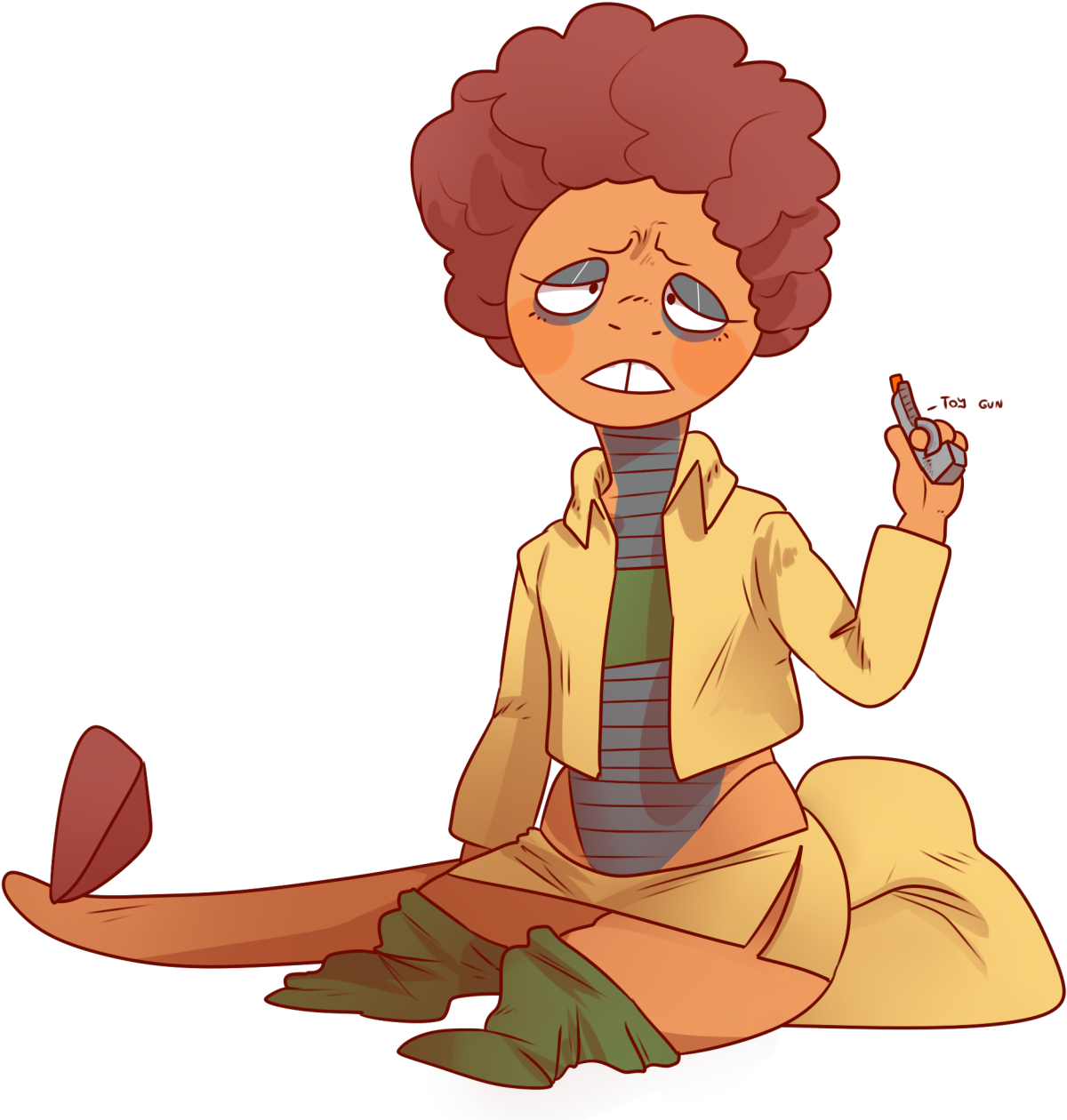 When I Heard Afro I Immediately Thought Of Foxxy Cleopatra - Der Kleine Ritter Trenk (1280x1280)