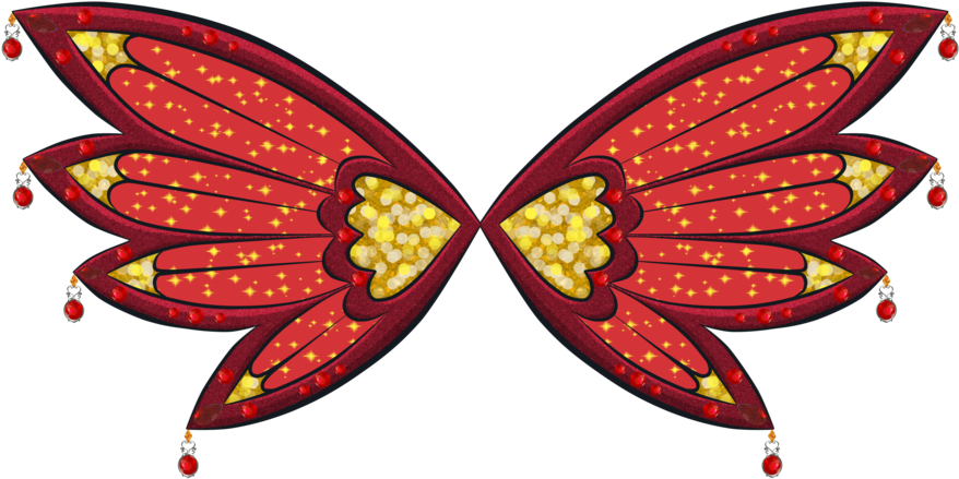 Sie Stimmen 1 Zu 1 Mit Denen Auf Dem Bild Mit Ariana - Winx Club Wings Red (900x460)