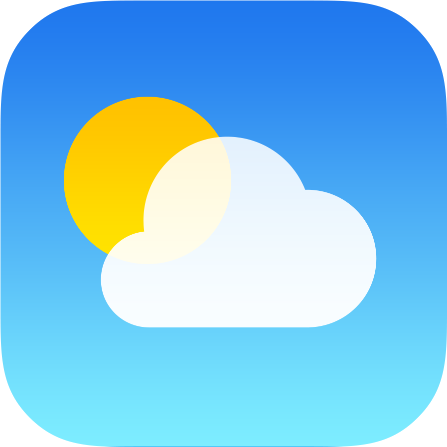 Weather Icon - Weather Icon On Iphone (1024x1024)