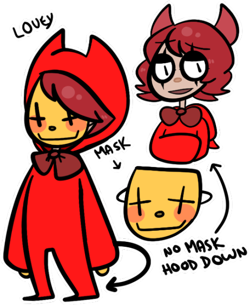 “humanoid / Personification Thing Of Louey I Tried - Cartoon (500x608)