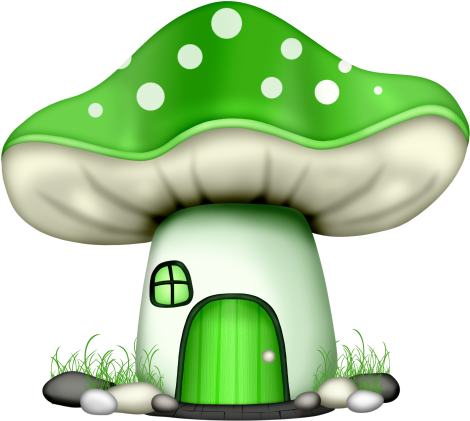 C221692040 102599178 O2 - Fairy Mushroom House Clipart (508x440)