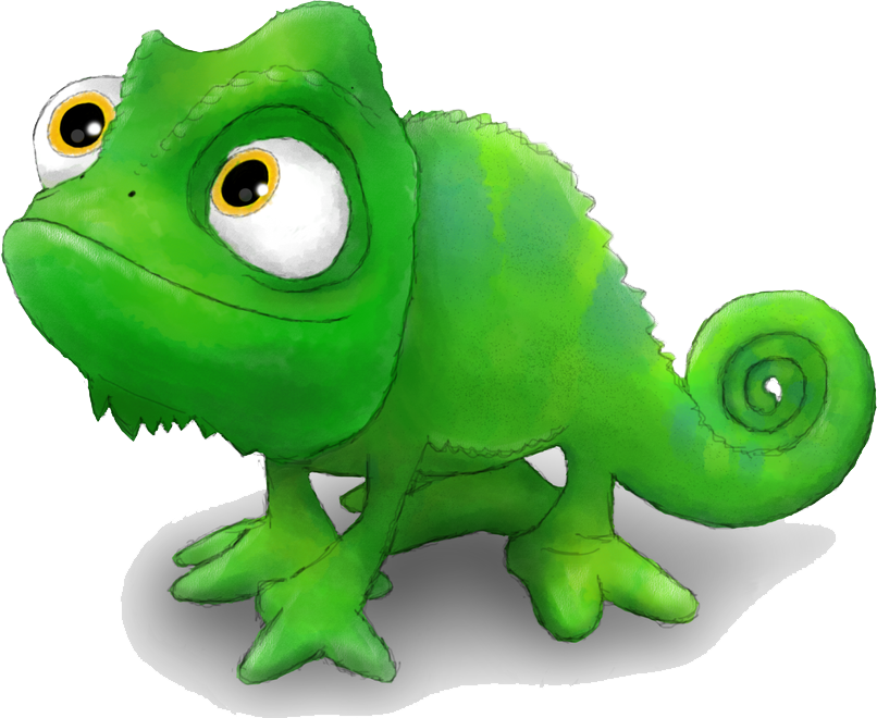 Tangled Chameleon Green Cute Cartoon - Pascal Repunzel Transparent (806x660)