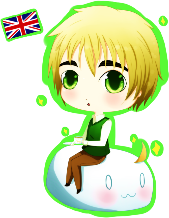 Chibi England By Kohane-hime - Torres Strait Islander Flags (894x894)