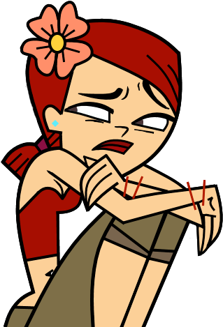 Can't She Stop Rubbing Her Sadness In Our Faces Like - Png Total Drama Zoey (334x477)