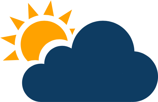 Weather Forecast - Icon Partially Cloudy Png (626x352)