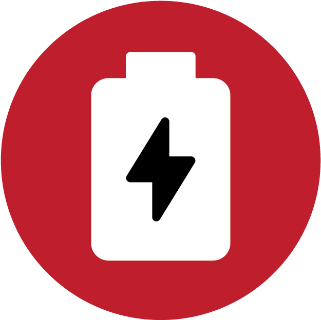 Battery Safety - Information Security Icon Red Png (660x660)