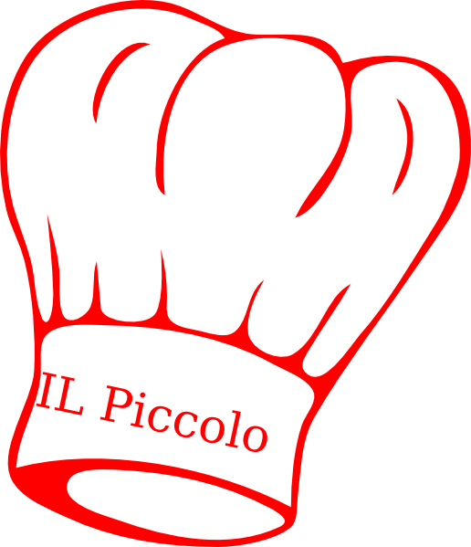 Chef Hat Black And White (516x599)