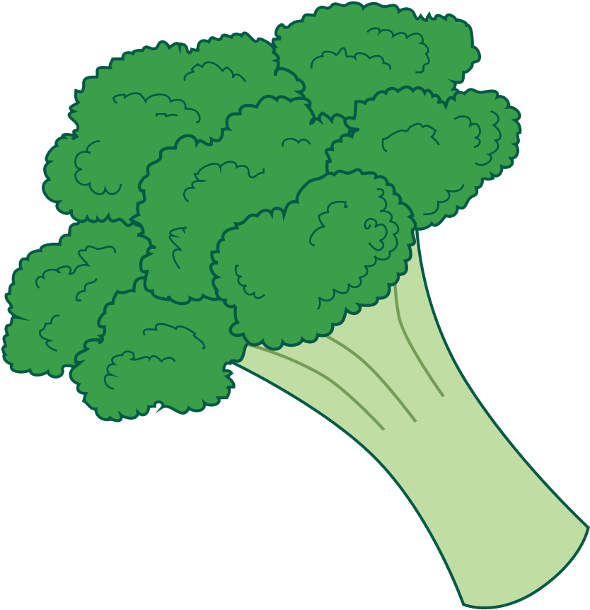 Cartoon Broccoli Giving Thumbs Up Royalty Free Cliparts, - Broccoli Clipart (1000x1035)
