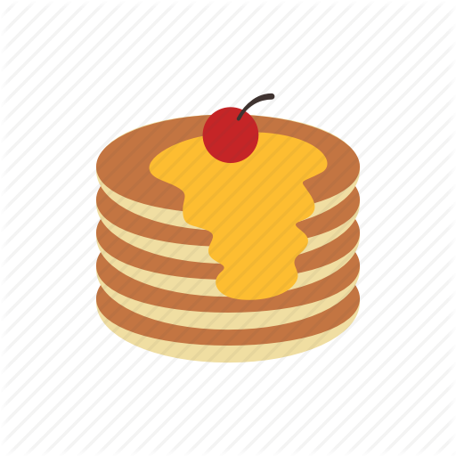 Pancake Clipart Pancake Syrup - Icon (512x512)