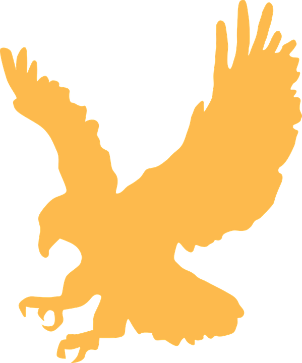 Eagle Cliparts Background 6, Buy Clip Art - Eagle Silhouette (599x720)