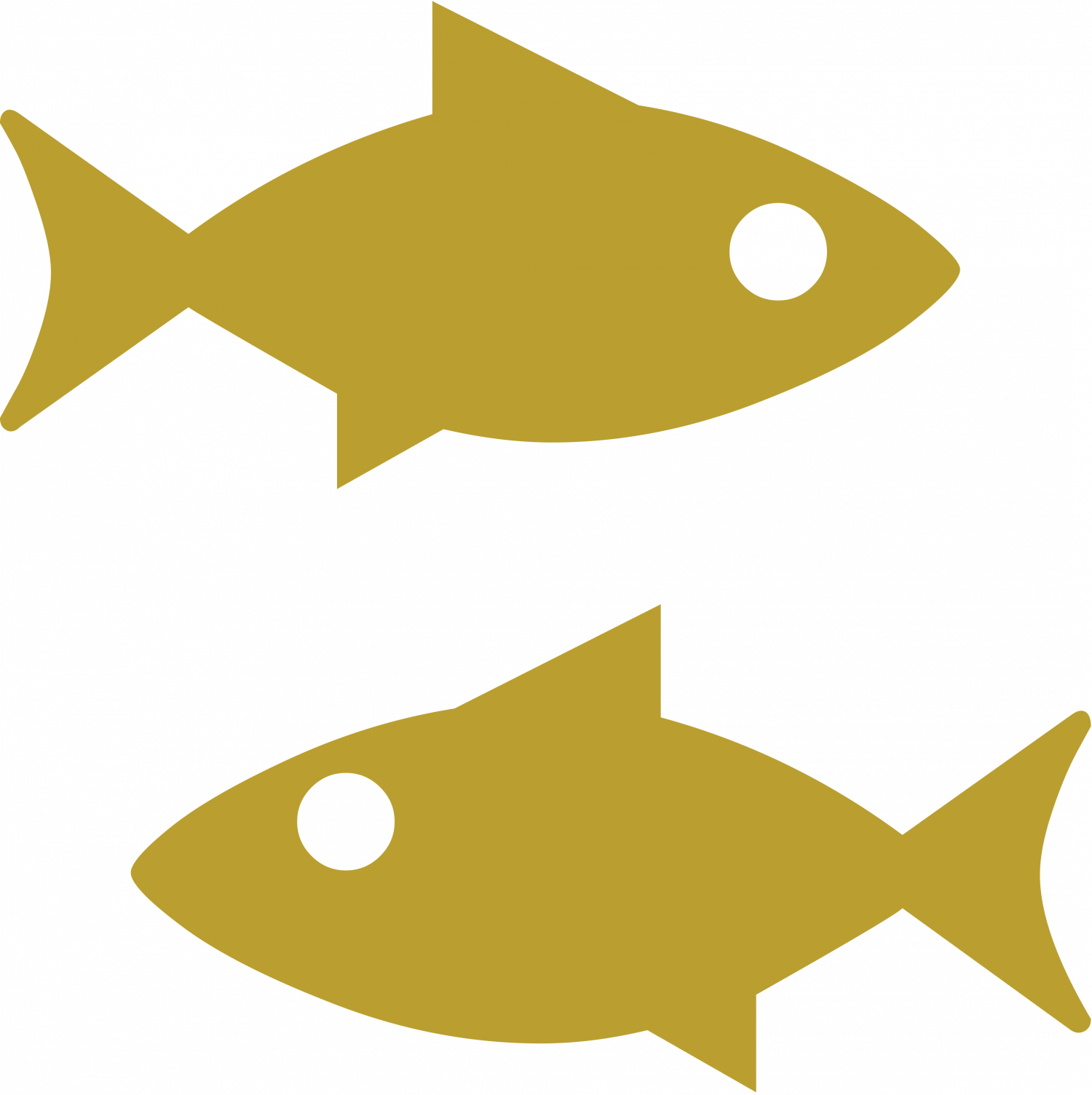 Fresh Seafood - Fishes Silhouette (1500x1504)