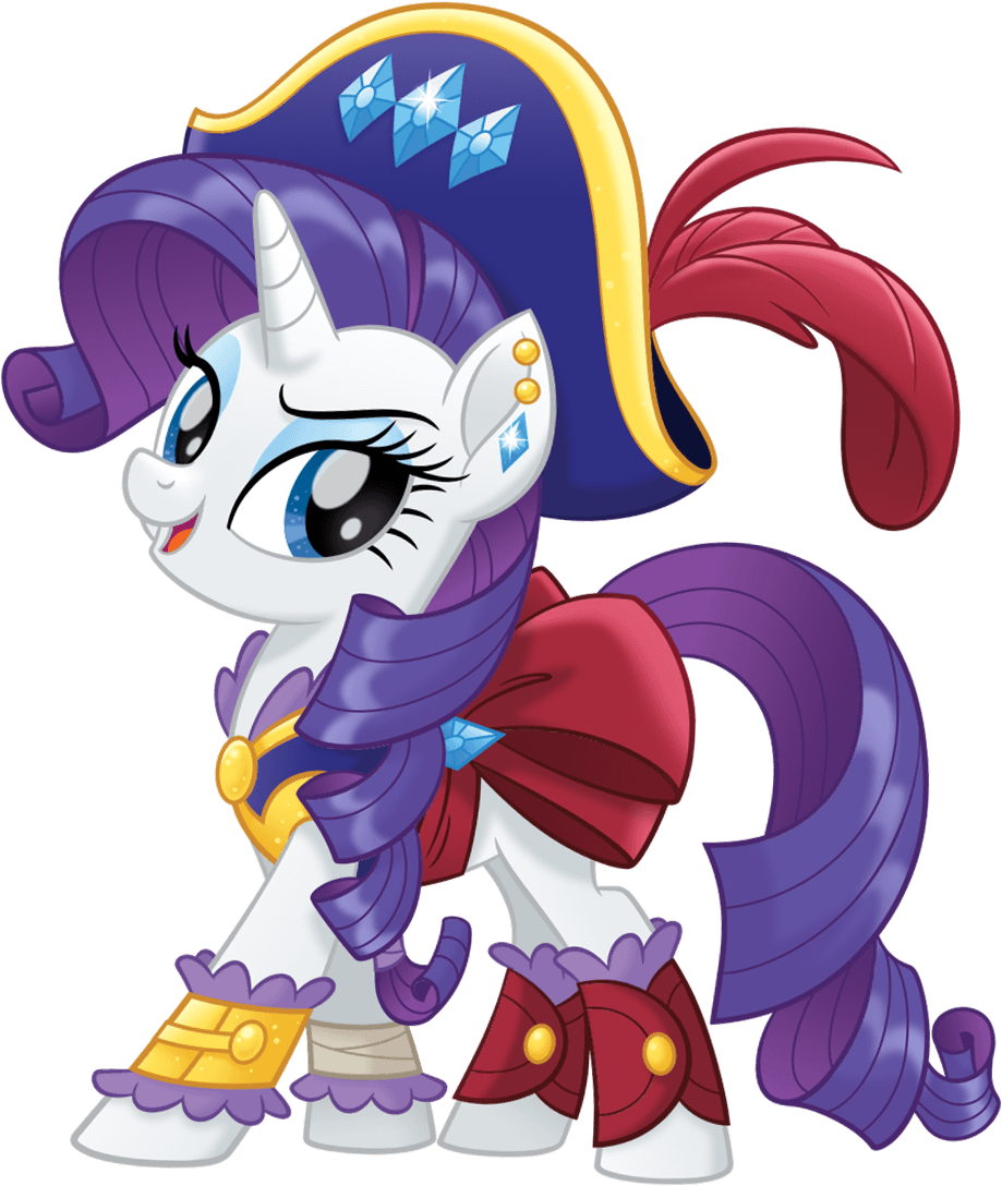 Rarity As Pirate - My Little Pony Movie Pirates (1184x1679)