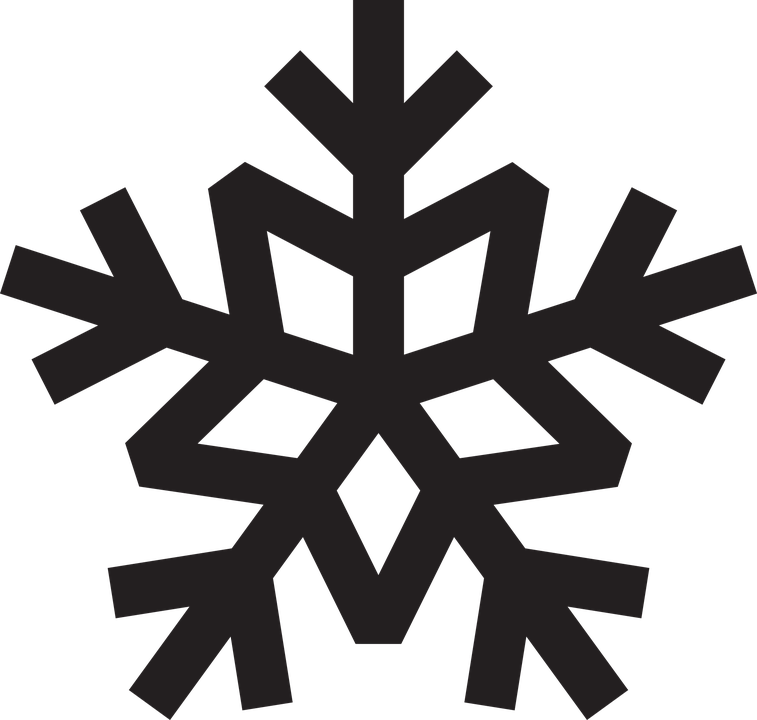 Snowflake Cliparts White 17, - Copos De Nieve Vector (757x720)