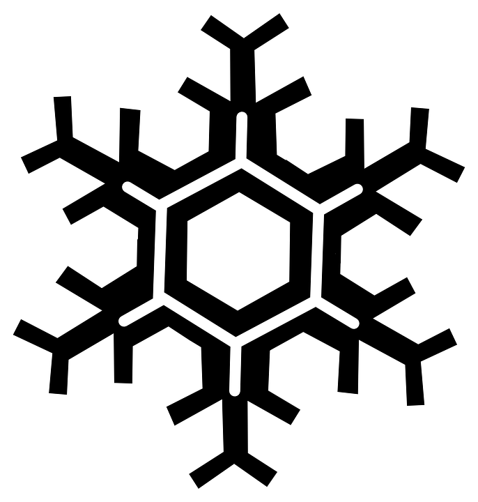 Snowflake Vector Art - Snowflake Clip Art (686x720)