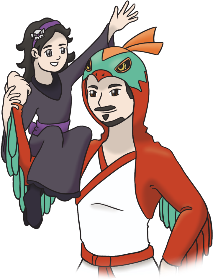 El Sol And Luna - Cartoon (800x1077)