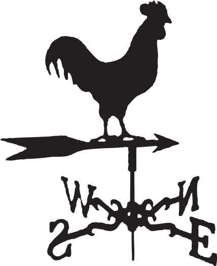 Weather Rooster Vane Wall Decal - Centro De Informacion (800x550)