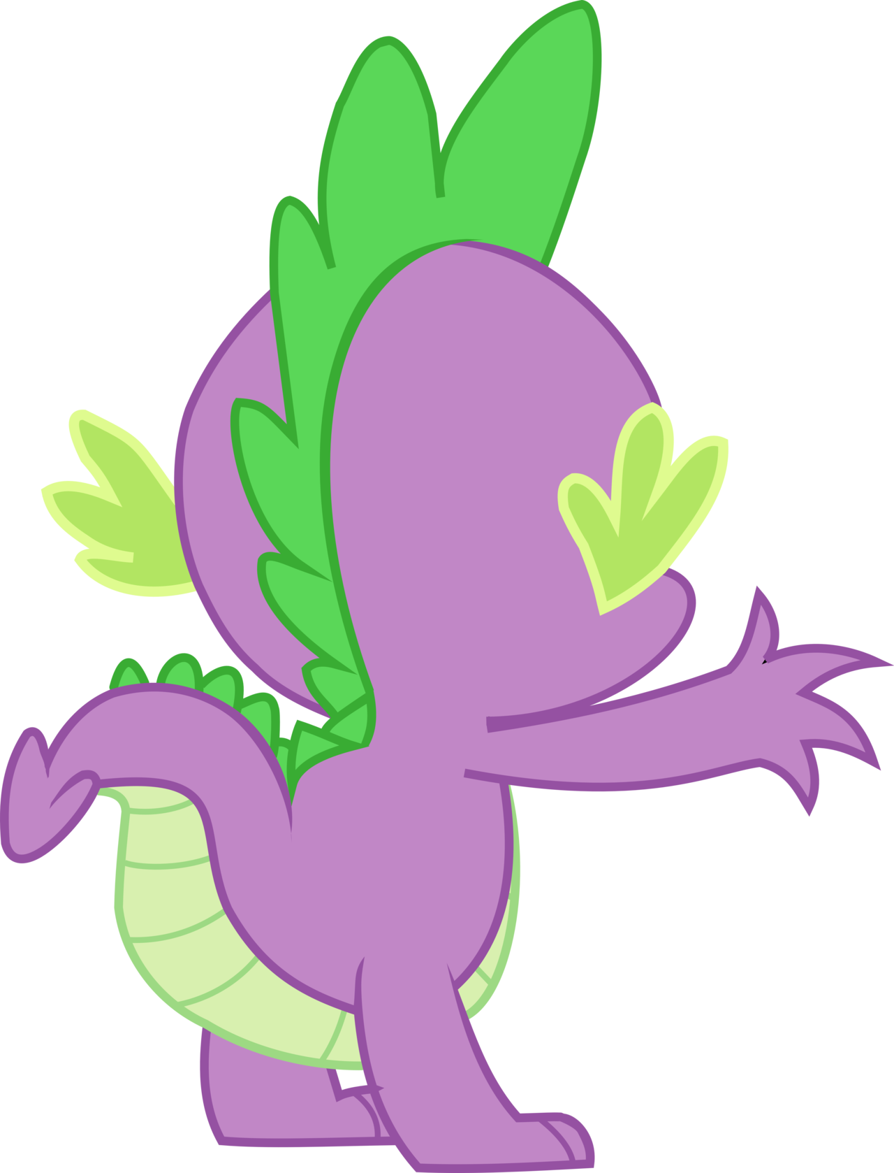 Spike Back Version 2 By Twilightpoint - My Little Pony Spike Back (1280x1678)