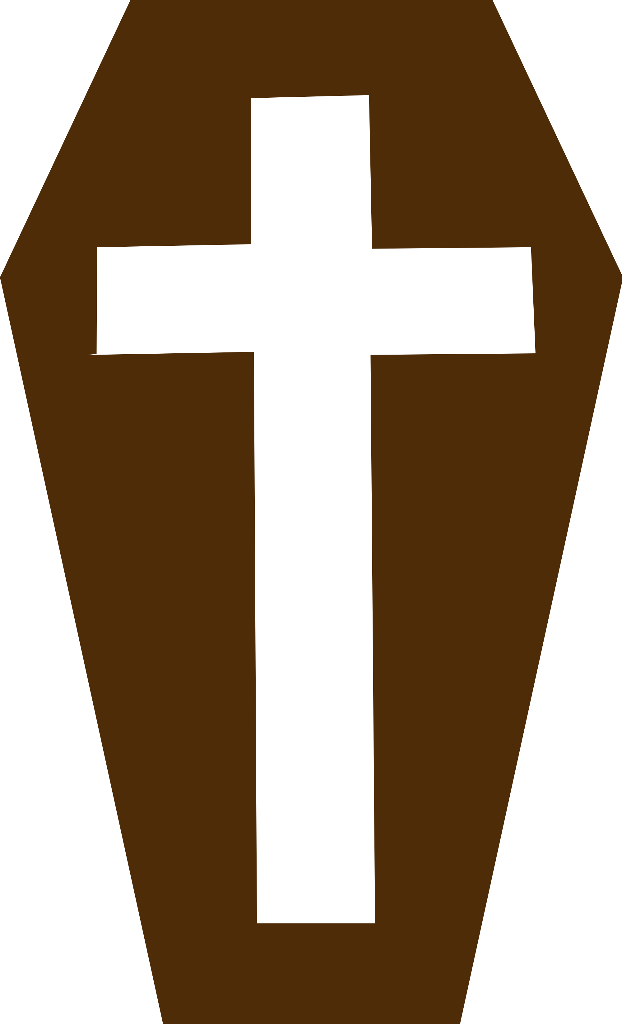 Coffin Icon - Coffin Svg (466x767)