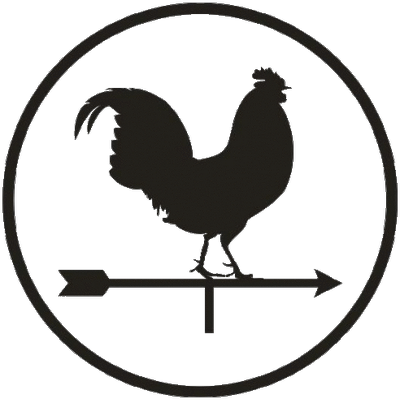Arun - Rooster Silhouette Clip Art (400x400)