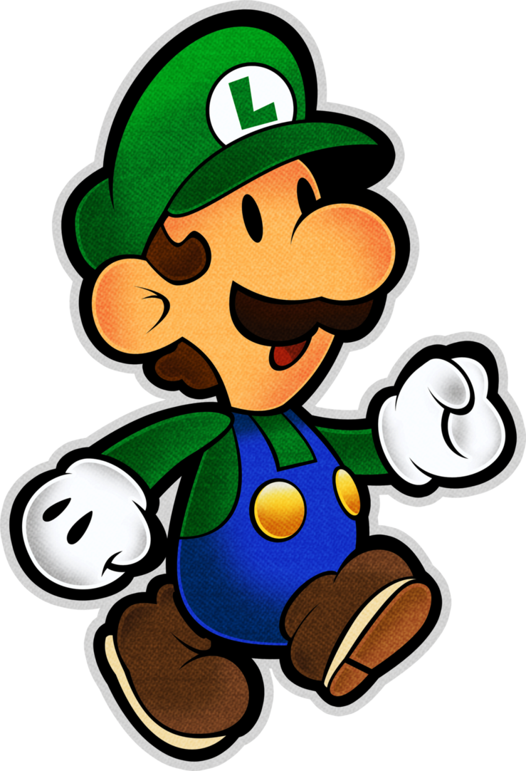 Luigi, Luigi Modern Super Paper Mario 10th By Fawfulthegreat64-db6i5pq - Super Paper Mario Luigi (739x1082)