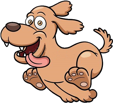 Dashund Transport And Removals Malaga Costa Del Sol - Cartoon Dog Running (400x375)