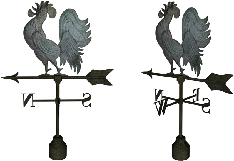 Rooster Weathervanes Png By Mysticmorning - Weather Vane Png (900x640)